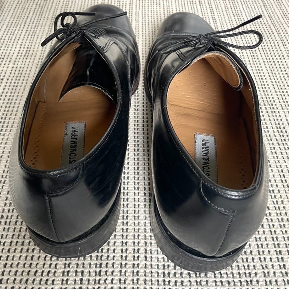 Johnston & Murphy Black Leather Dress Shoes 11 main image 3